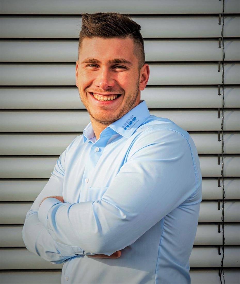 Lukas Stocker, Ansprechpartner für Bewerbungen bei HSS Industrietechnik